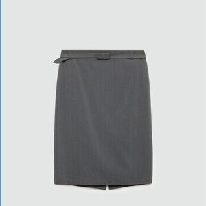 Mango Charcoal Pencil Skirt